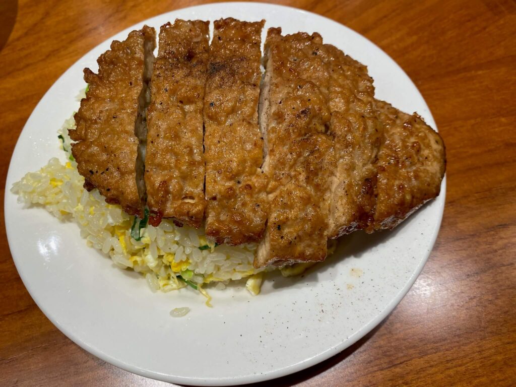 台湾グルメの切り方の説明