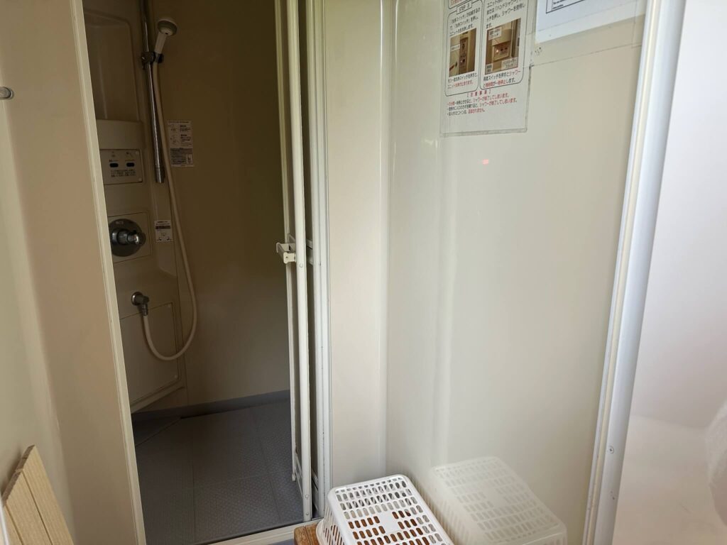 成田市坂田が池総合公園キャンプ場のコインシャワー