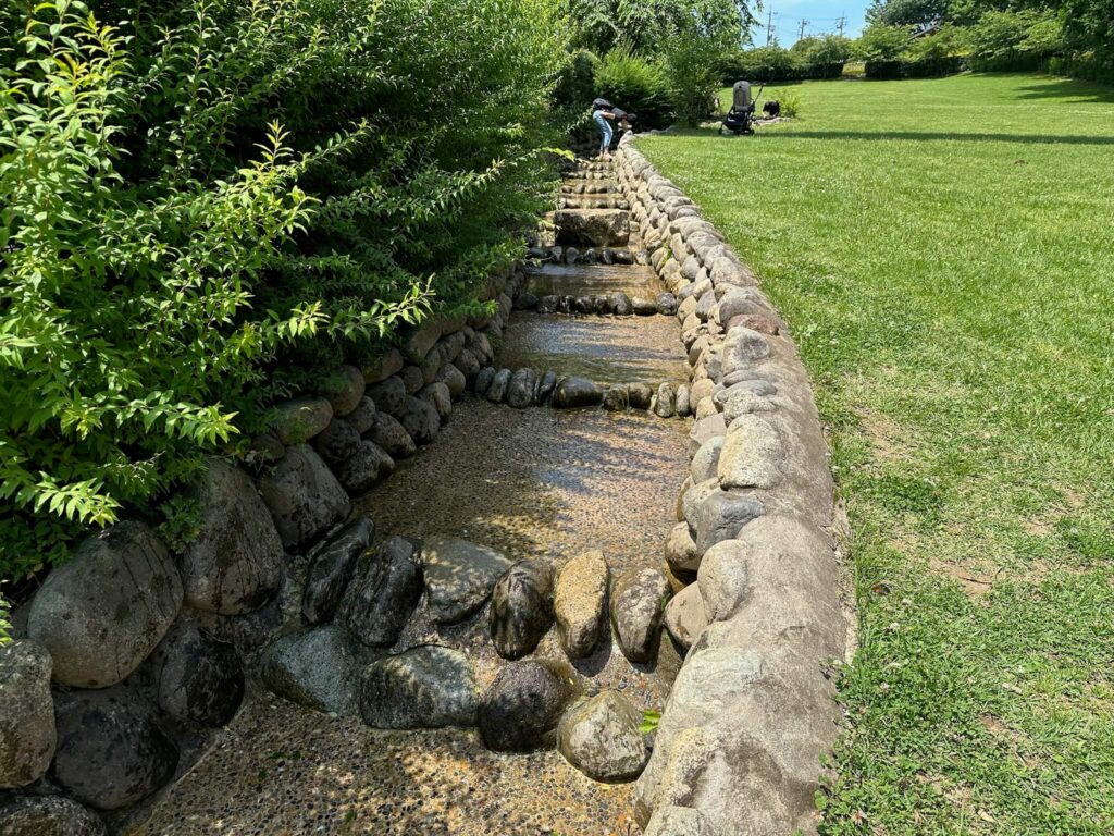 成田市坂田が池総合公園キャンプ場じゃぶじゃぶ池