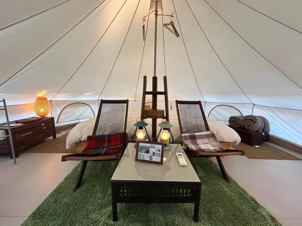 ザファームのグランピング宿泊施設