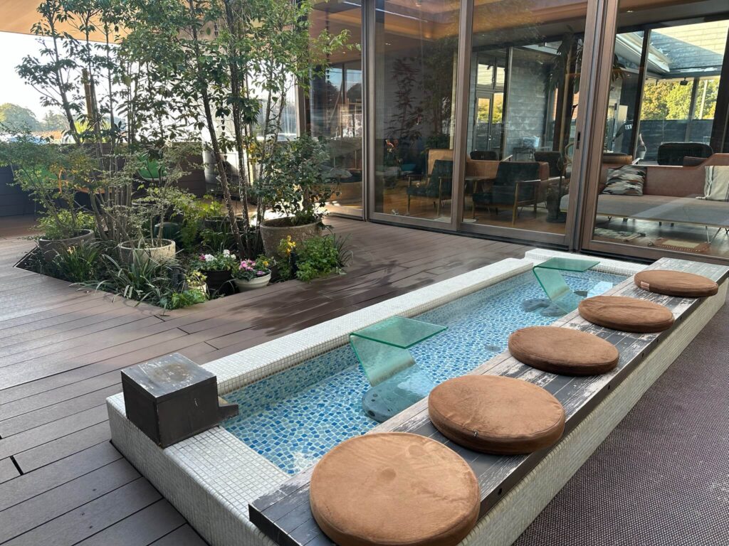 宿泊中、入り放題のかりんの湯