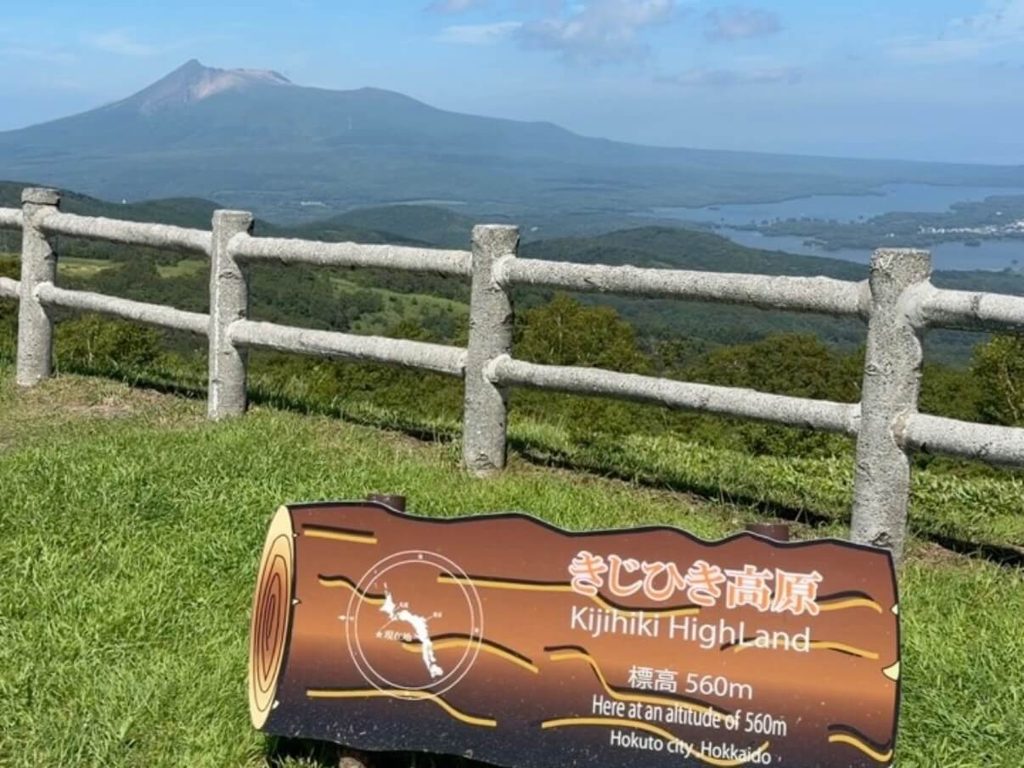 大沼が見下ろせるきじひき高原