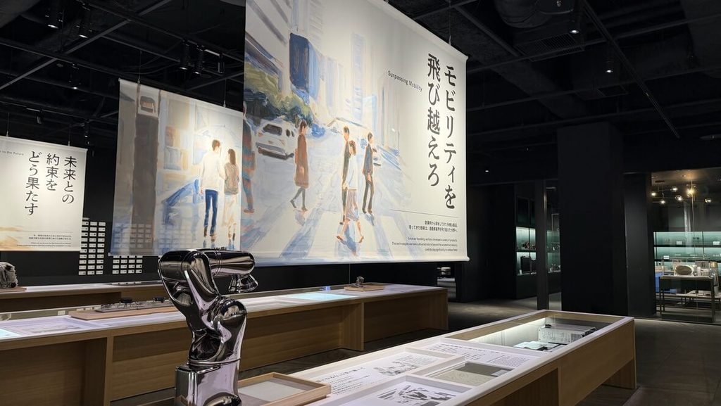 デンソーミュージアム展示の様子